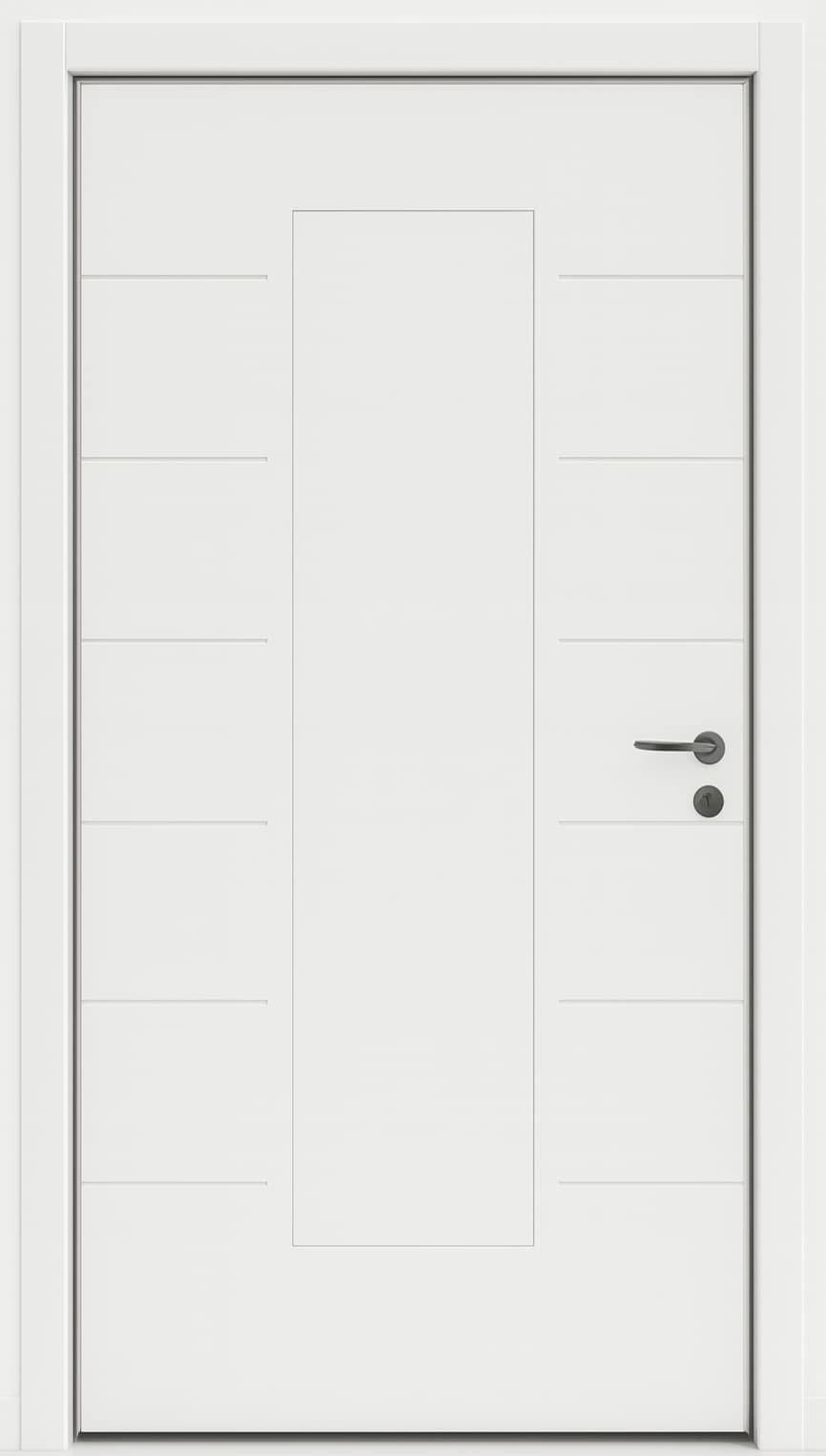 ARAS | Beyaz Klasik kapı modeli Hekim Kapı Karaman