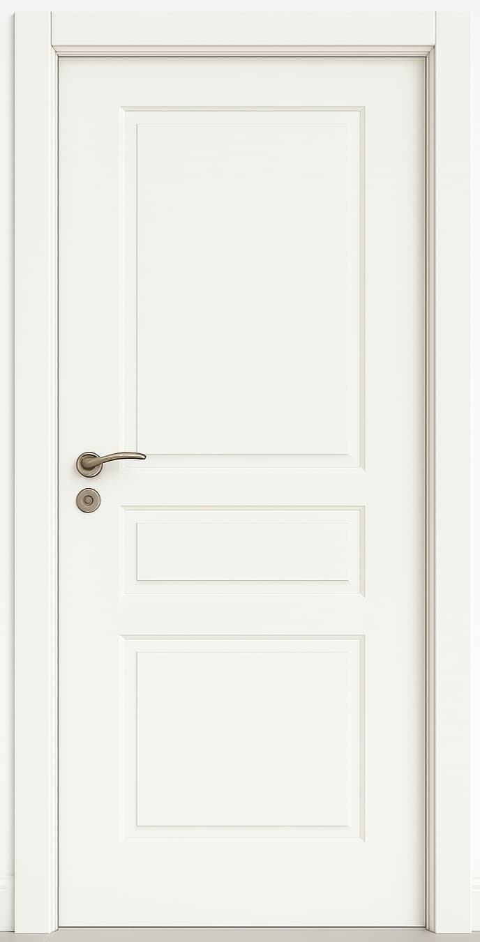 BOLU | Beyaz Klasik kapı modeli Hekim Kapı Karaman