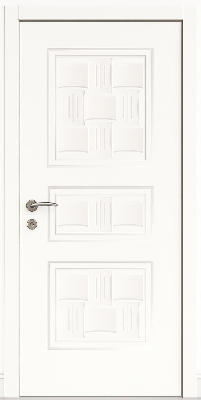 ILGAZ | Beyaz Klasik kapı modeli Hekim Kapı Karaman