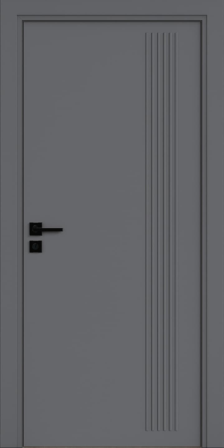 BERLİN | Arduvaz Gri Lake kapı modeli Hekim Kapı Karaman
